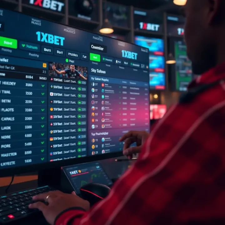 User navigating through diverse betting options on a sports betting platform
