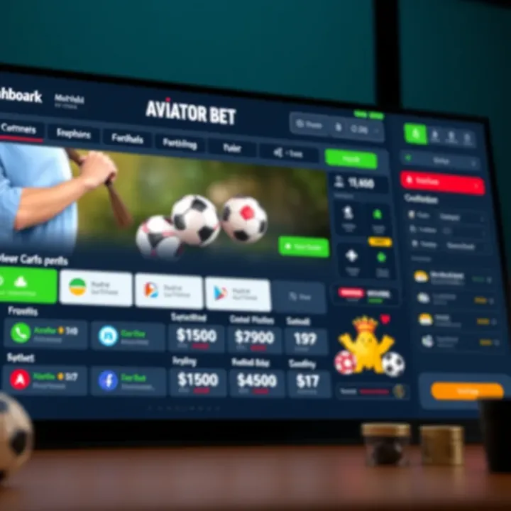 Dashboard showcasing Aviator Bet features and customer support options for Nigerian users