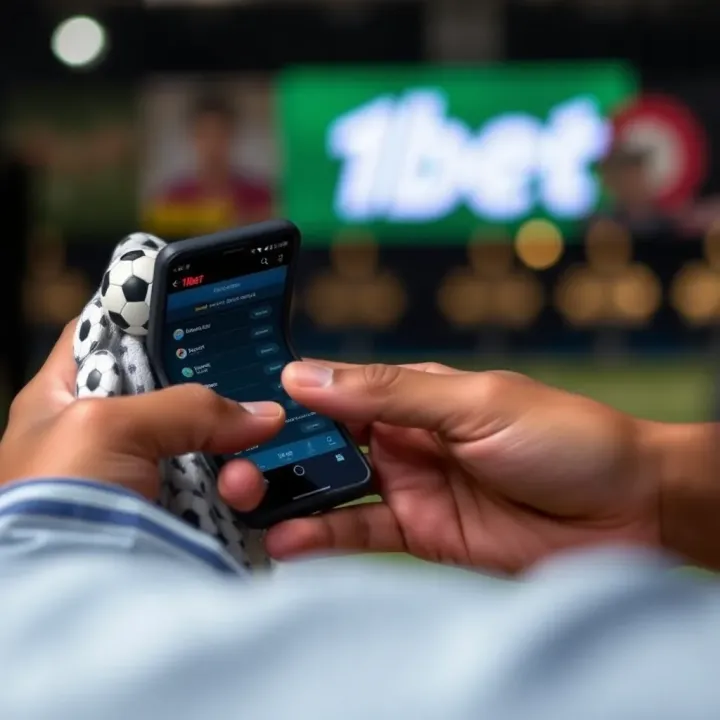 User navigating betting options on a mobile device without internet connection
