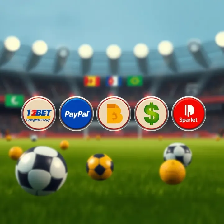 Various payment method icons representing safe transactions in online sports betting