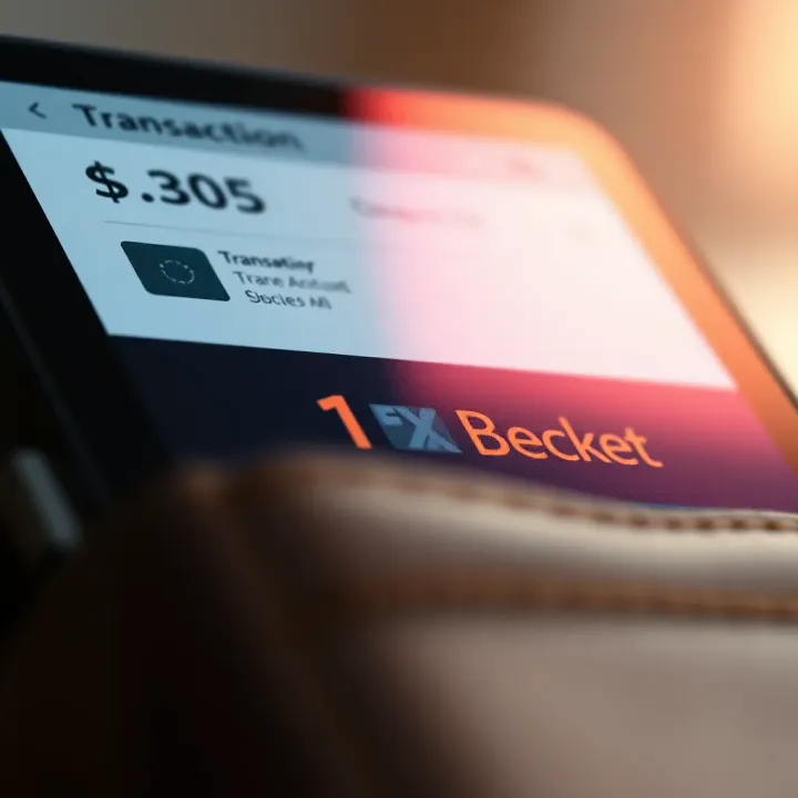Secure Transaction Confirmation on Digital Wallet Close-up of a secure online transaction confirmation on a digital wallet platform