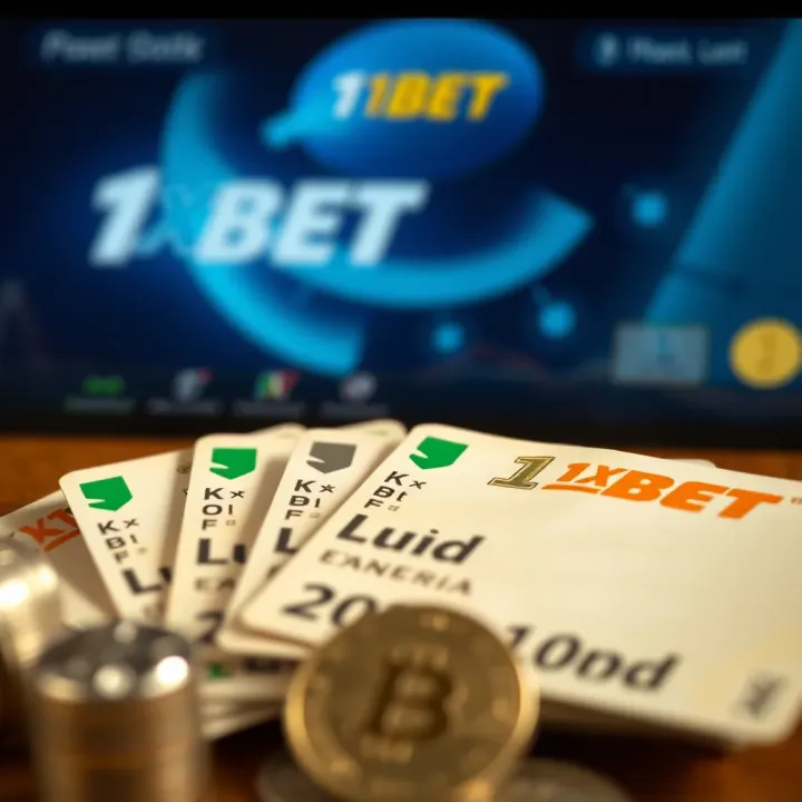 Illustration of various digital payment options available on 1xBet platform with Nigerian currency symbols