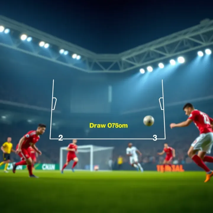 Diagram showing football match odds with Asian handicap eliminating draw option